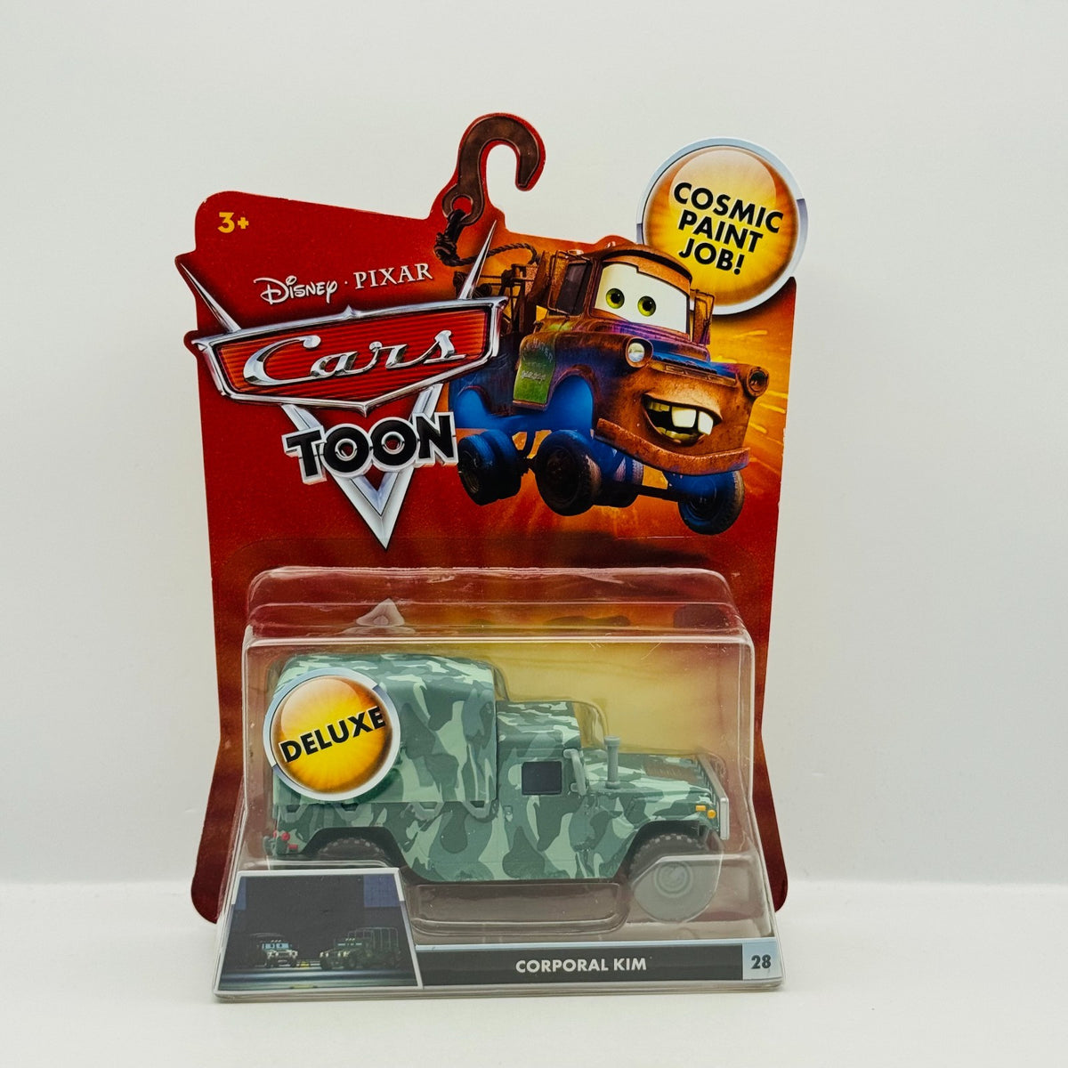 Disney Pixar Cars Toon - CORPORAL KIM UFM Unidentified Flying Mater 1:55 Diecast