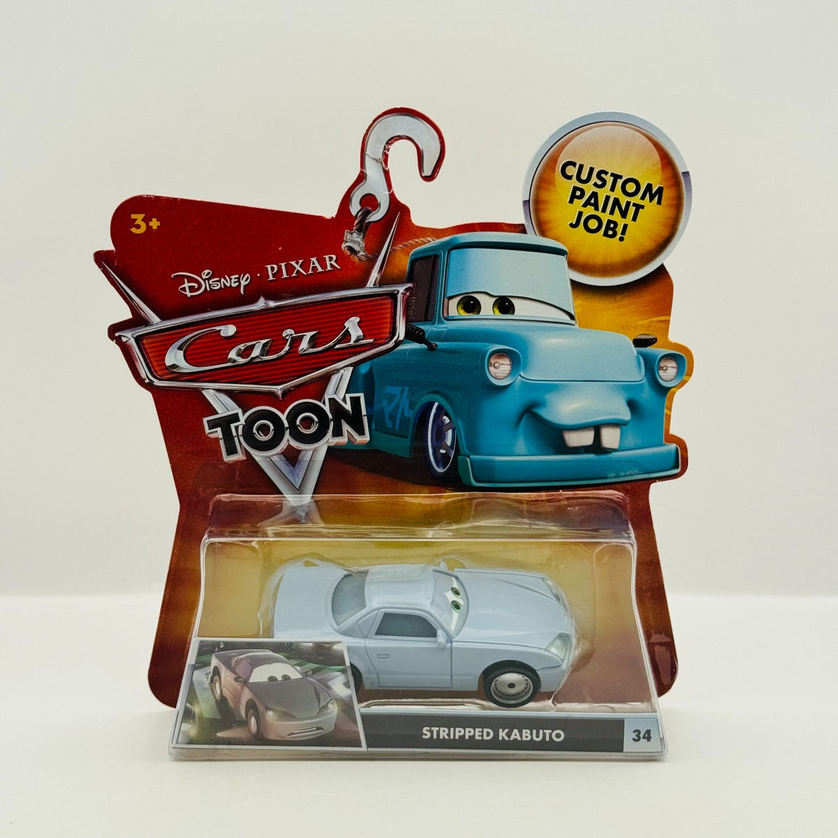 Disney Pixar Cars Toon - STRIPPED KABUTO Tokyo Mater 2010 - 1:55 Diecast