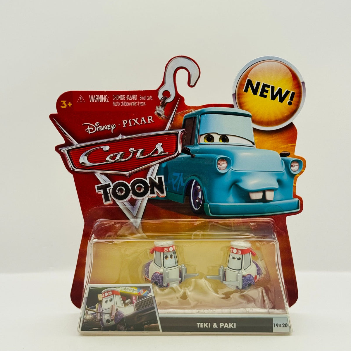Disney Pixar Cars Toon - TEKI & PAKI Tokyo Mater 2010 - 1:55 Diecast