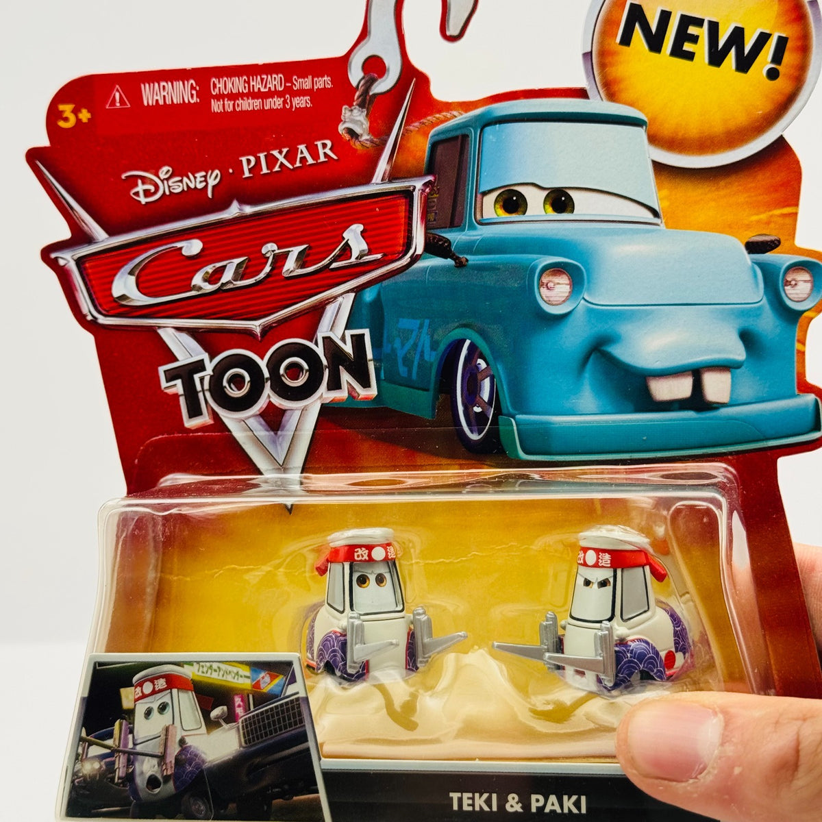 Disney Pixar Cars Toon - TEKI & PAKI Tokyo Mater 2010 - 1:55 Diecast