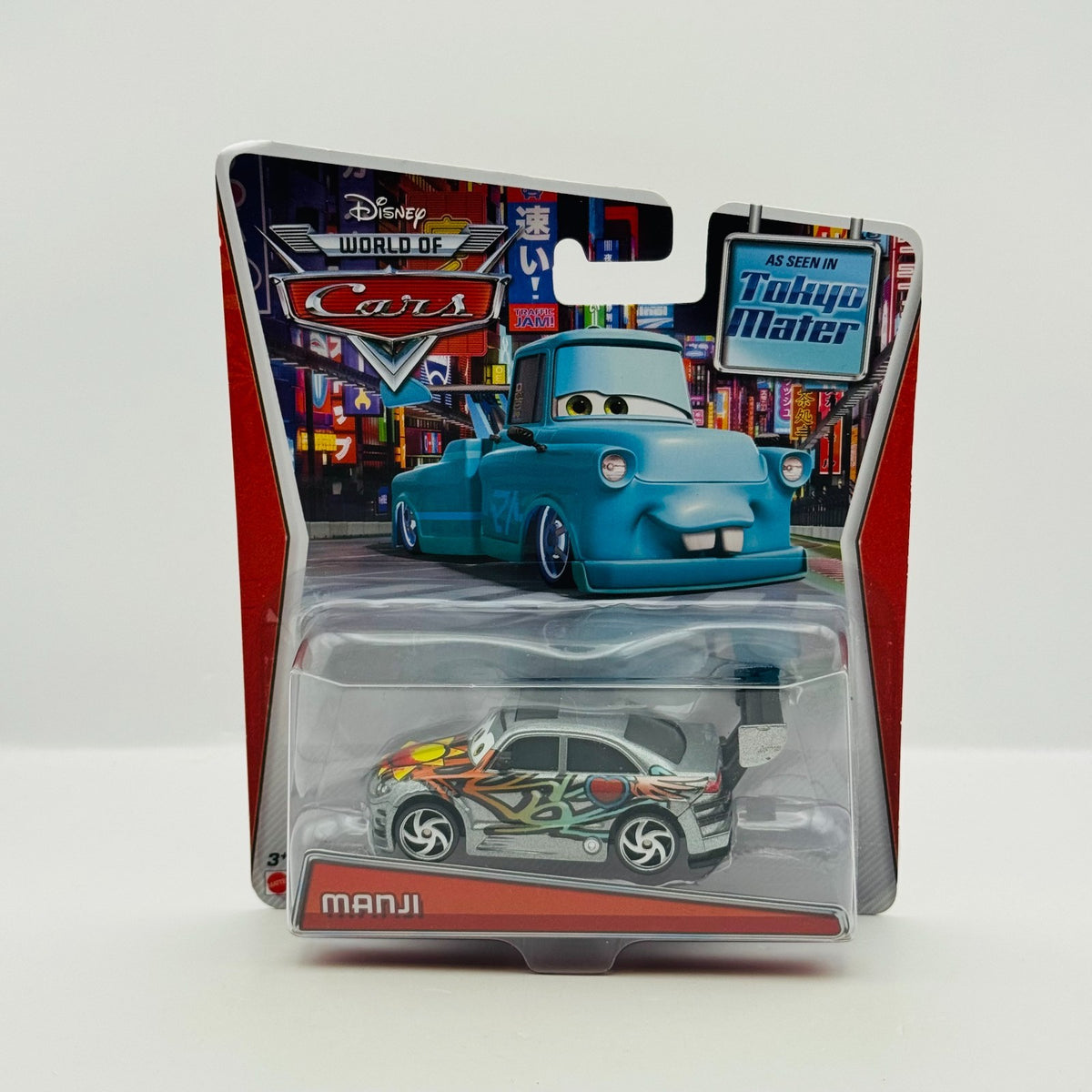 Disney Pixar Cars Toon - MANJI BROWN EYES Tokyo Mater 2010 - 1:55 Diecast