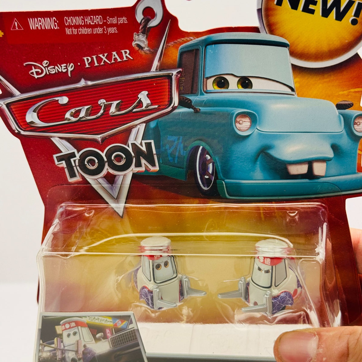 Disney Pixar Cars Toon - TEKI & PAKI Tokyo Mater 2010 - 1:55 Diecast
