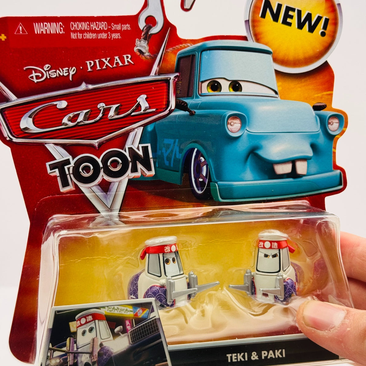 Disney Pixar Cars Toon - TEKI & PAKI Tokyo Mater 2010 - 1:55 Diecast