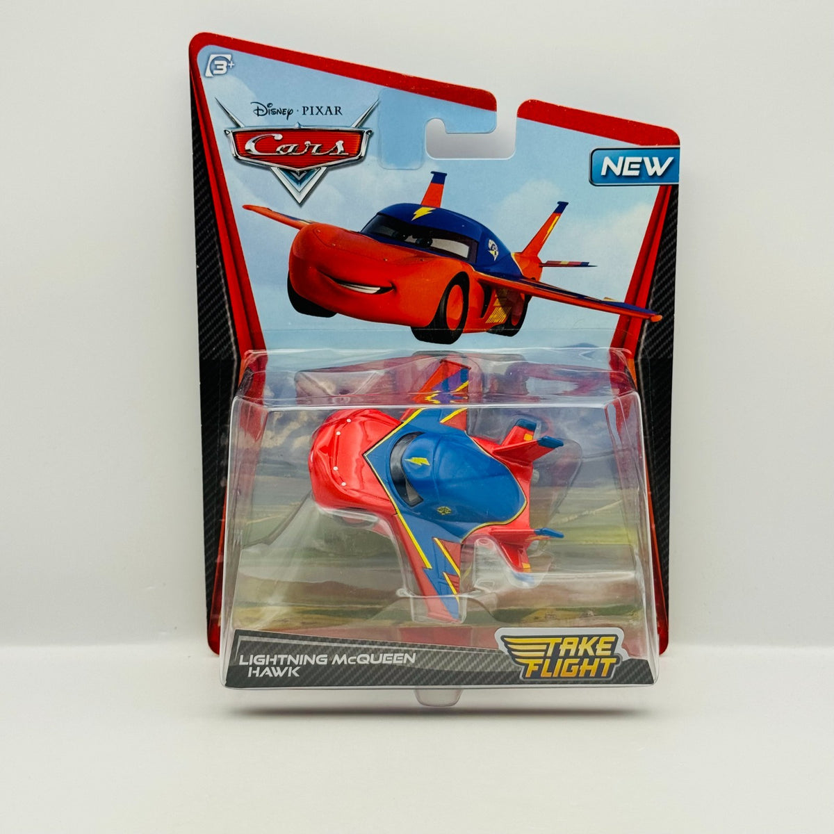 Disney Pixar Cars - MCQUEEN HAWK Air Mater Take Flight - 1:55 Diecast