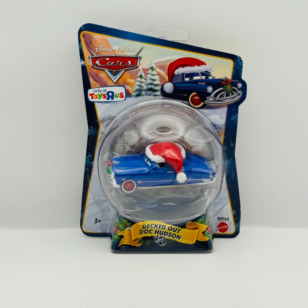 Disney Pixar Cars - DECKED OUT DOC HUDSON CHRISTMAS HOLIDAY 2010 - 1:55 Diecast