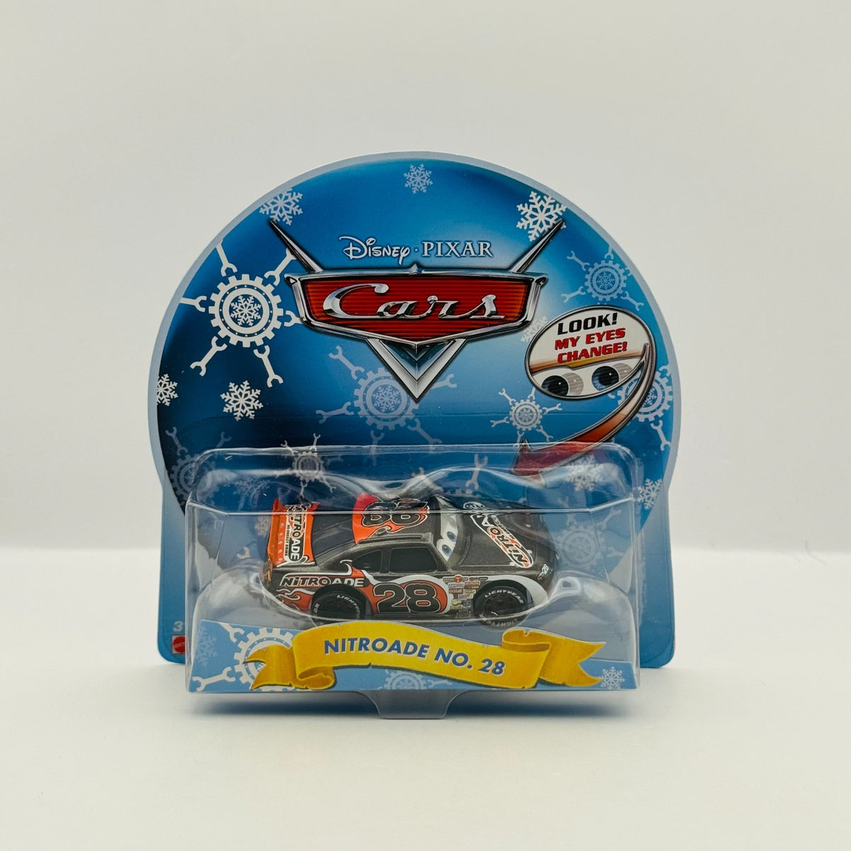 Disney Pixar Cars - LENTICULAR NITROADE AIKEN Eyes Christmas - 1:55 Diecast