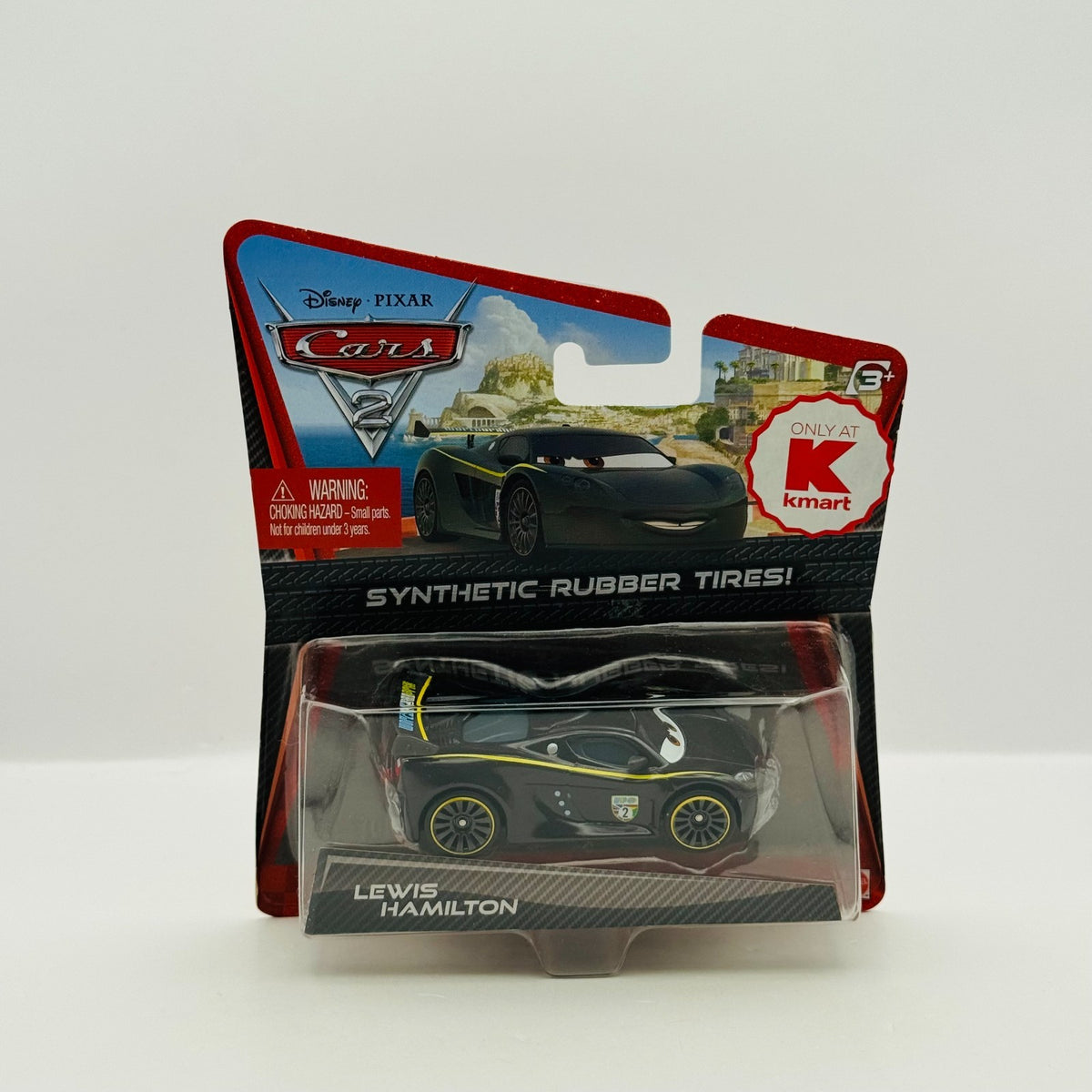 Disney Pixar Cars - LEWIS HAMILTON RUBBER TIRES Cars 2 2011 - 1:55 Diecast