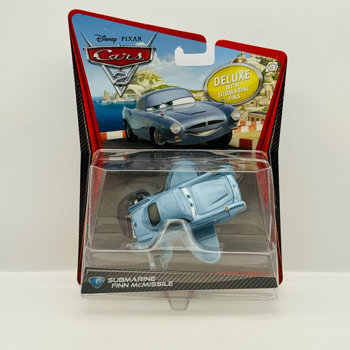 Disney Pixar Cars - SUBMARINE FINN MCMISSILE Deluxe 2011 - 1:55 Diecast