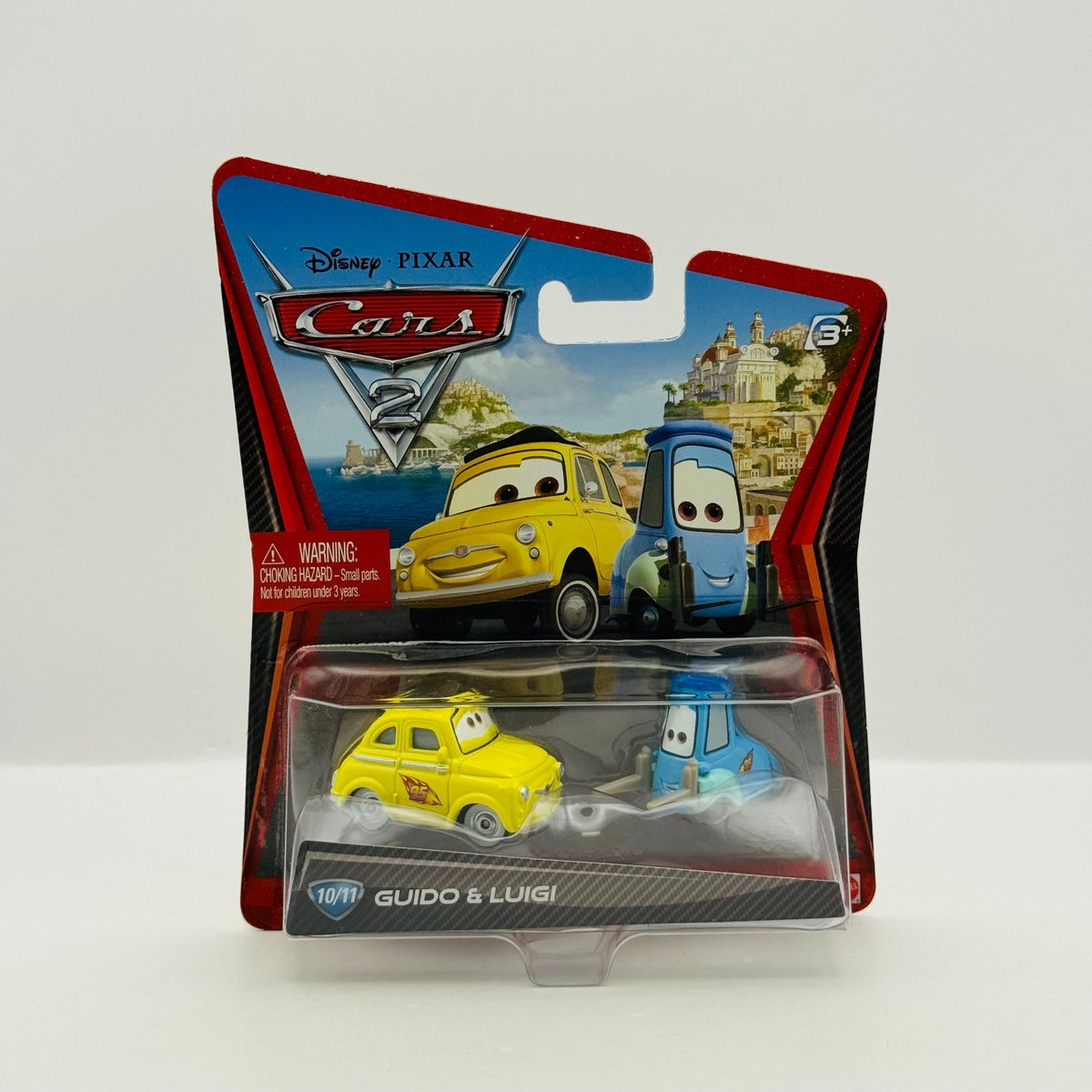 Disney Pixar Cars - RACE TEAM LUIGI & GUIDO Cars 2 2011 - 1:55 Diecast
