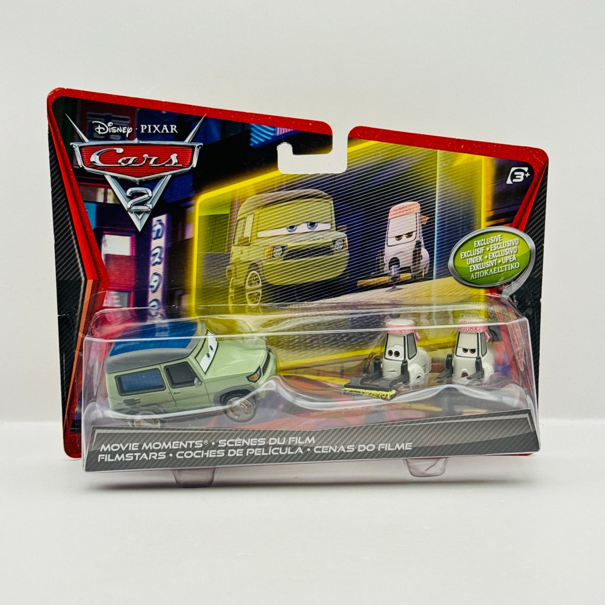 Disney Pixar Cars - MILES AXLEROD & TOKYO PARTY STAFF Cars 2 2012 - 1:55 Diecast