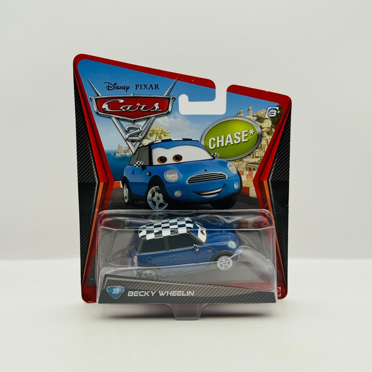Disney Pixar Cars - BECKY WHEELIN *CHASE* Cars 2 2011 - 1:55 Diecast