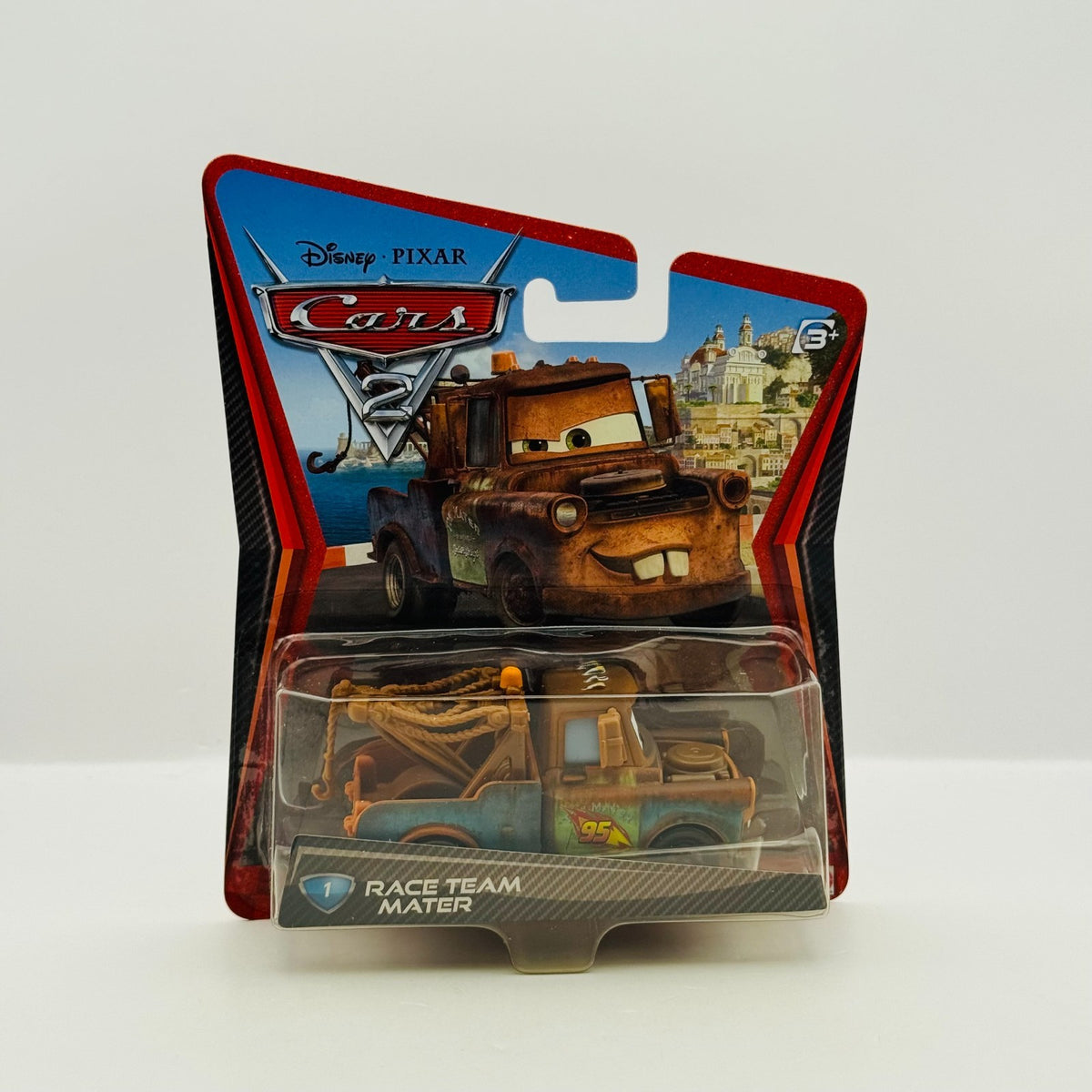 Disney Pixar Cars - RACE TEAM MATER Cars 2 2011 - 1:55 Diecast