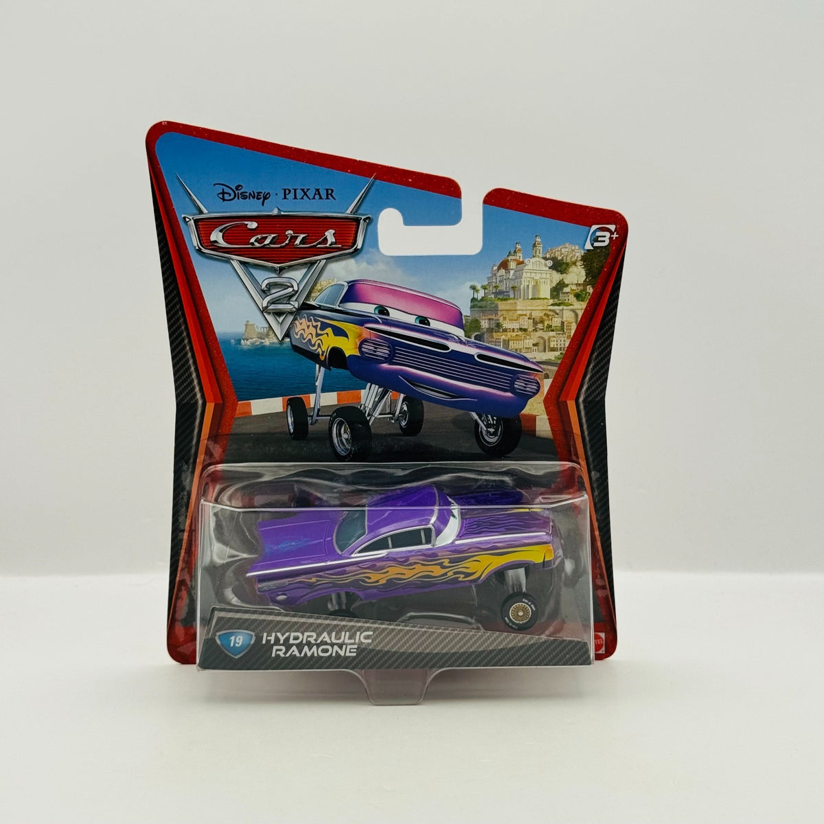 Disney Pixar Cars - PURPLE HYDRAULIC RAMONE Cars 2 2011 - 1:55 Diecast
