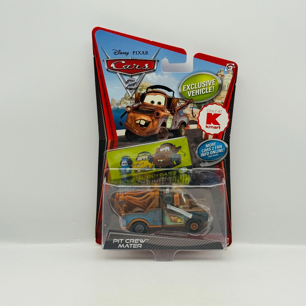 Disney Pixar Cars - RACE TEAM MATER WITH HEADSET 95 Pit Crew 2011 - 1:55 Diecast