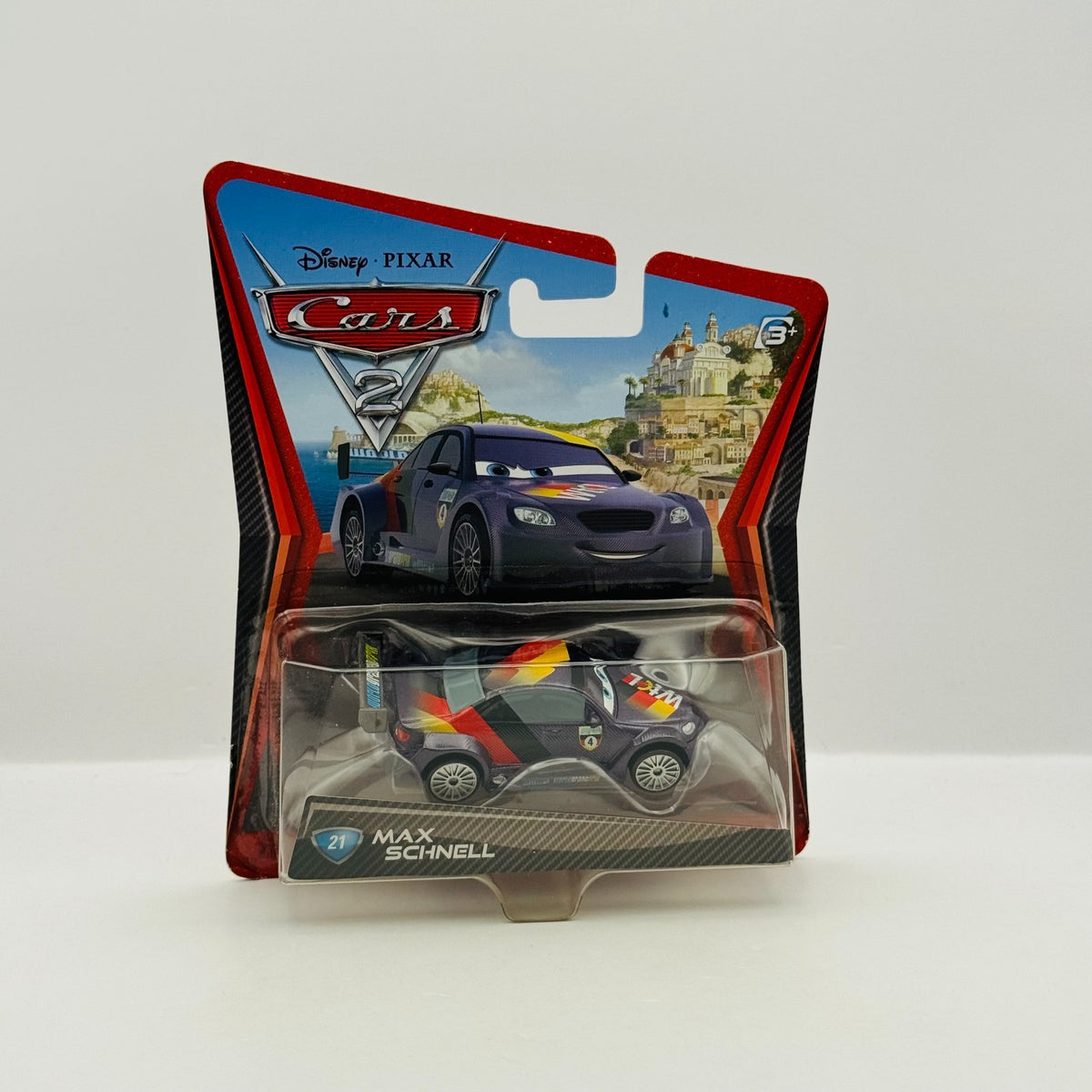 Disney Pixar Cars - MAX SCHNELL (MERCEDES C CLASS) Cars 2 2011 - 1:55 Diecast