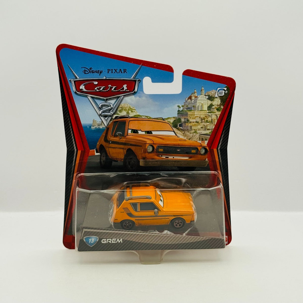 Disney Pixar Cars - GREM [AMC Gremlin] Cars 2 2011 - 1:55 Diecast