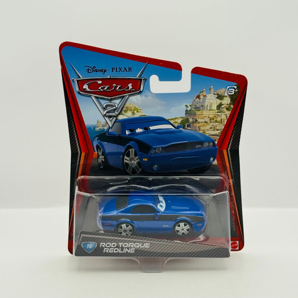 Disney Pixar Cars - ROD TORQUE REDLINE DODGE CHARGER Cars 2 2011 - 1:55 Diecast