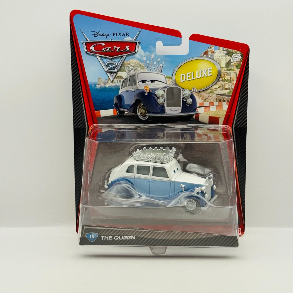Disney Pixar Cars - THE QUEEN ELIZABETH Deluxe Cars 2 2011 - 1:55 Diecast