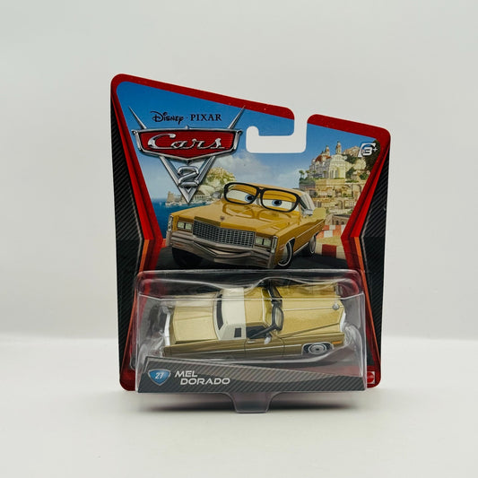 Disney Pixar Cars - GOLD MEL DORADO Cars 2 2011 - 1:55 Diecast