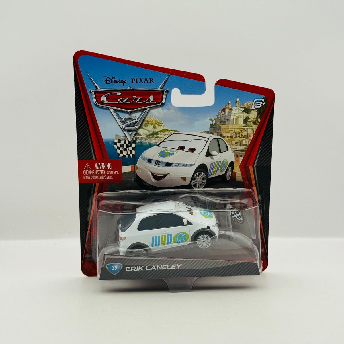 Disney Pixar Cars - ERIK LANELEY Cars 2 2012 - 1:55 Diecast