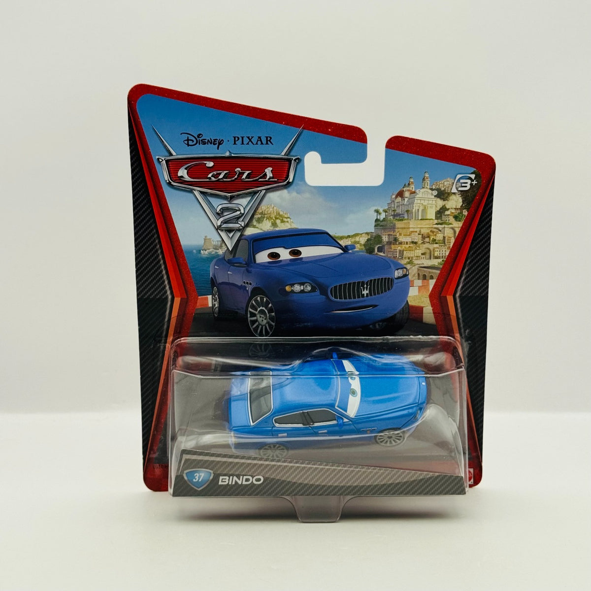 Disney Pixar Cars - BINDO [Maserati] Cars 2 2012 - 1:55 Diecast
