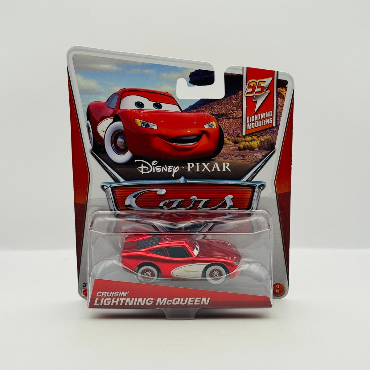 Disney Pixar Cars - CRUISIN' LIGHTNING McQUEEN McQUEENS 2013 - 1:55 Diecast