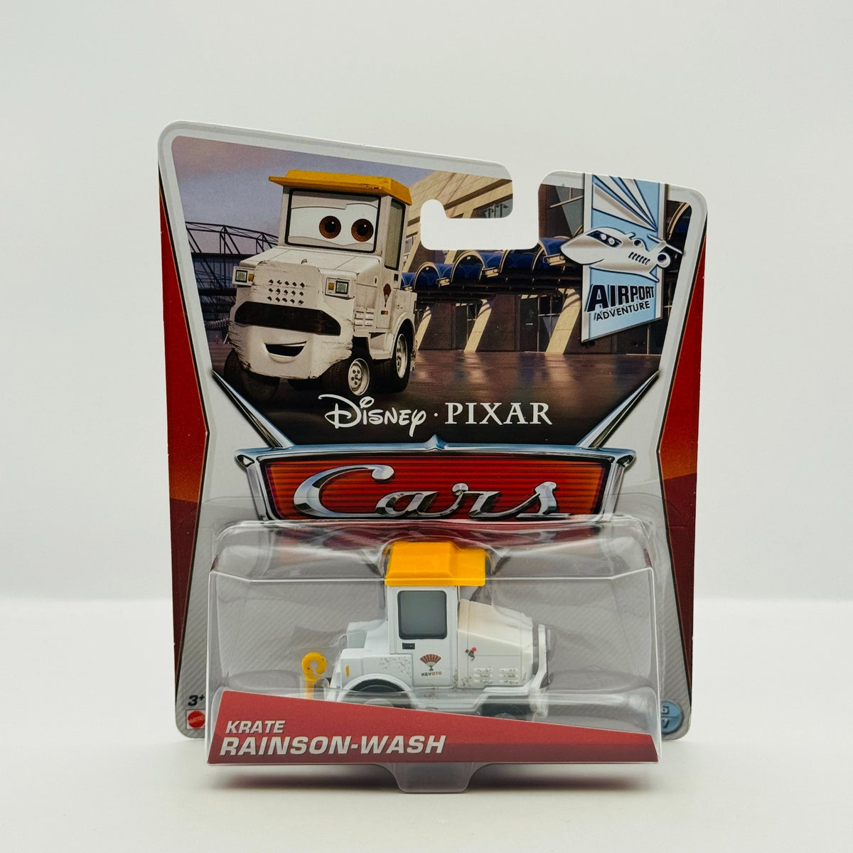 Disney Pixar Cars - KRATE RAINSON-WASH Airport Adventure 2013 - 1:55 Diecast