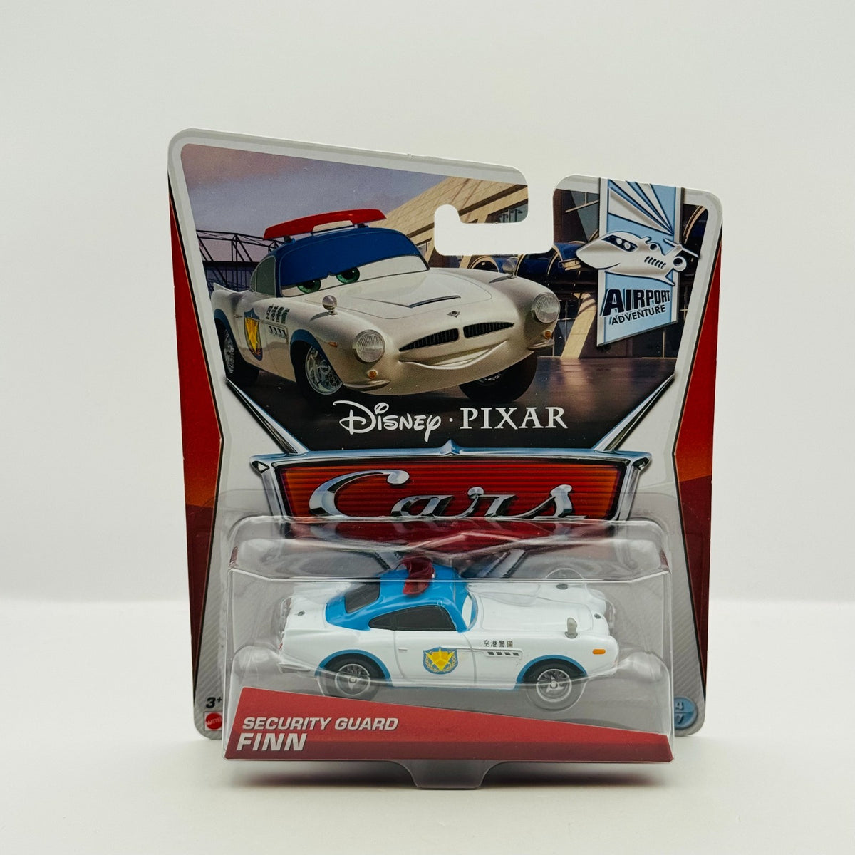 Disney Pixar Cars - SECURITY GUARD FINN Airport Adventure 2013 - 1:55 Diecast