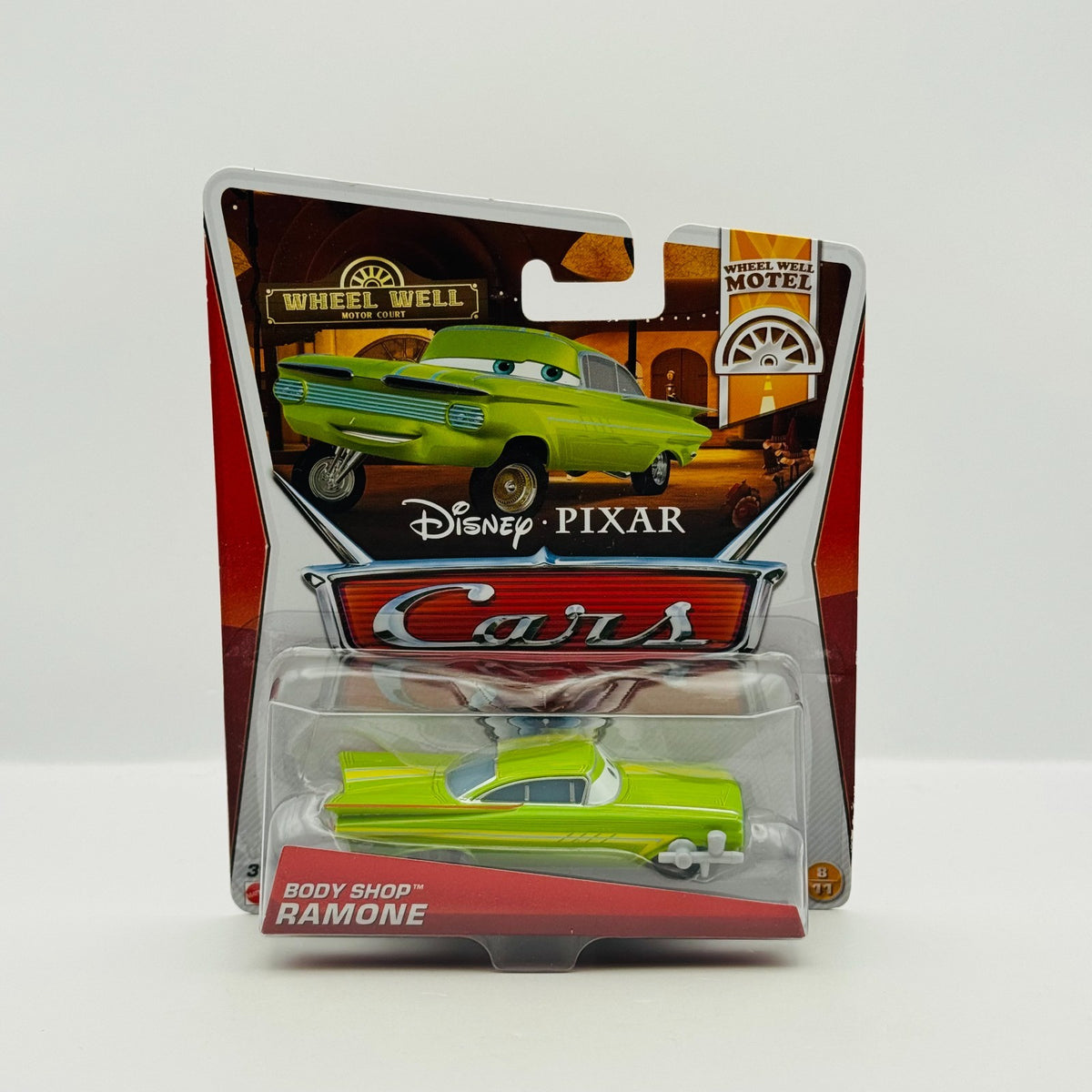 Disney Pixar Cars - BODY SHOP RAMONE ARTIST Wheel Well Motel 2013 - 1:55 Diecast