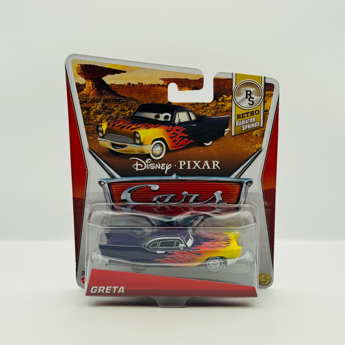 Disney Pixar Cars - GRETA Retro Radiator Springs 2013 - 1:55 Diecast
