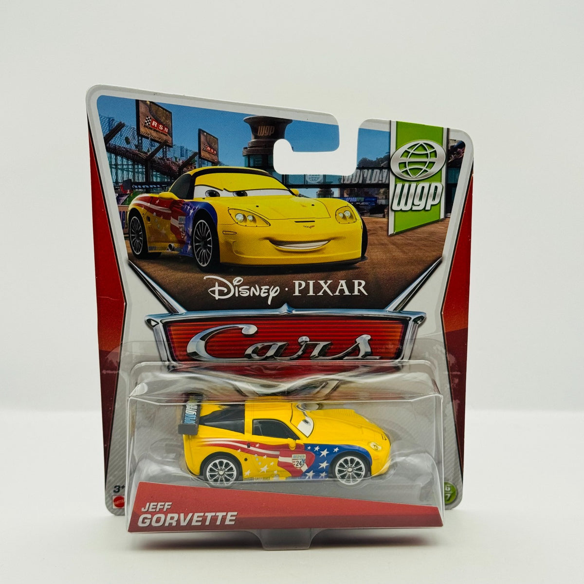 Disney Pixar Cars - JEFF GORVETTE (CORVETTE) WGP 2013 - 1:55 Diecast