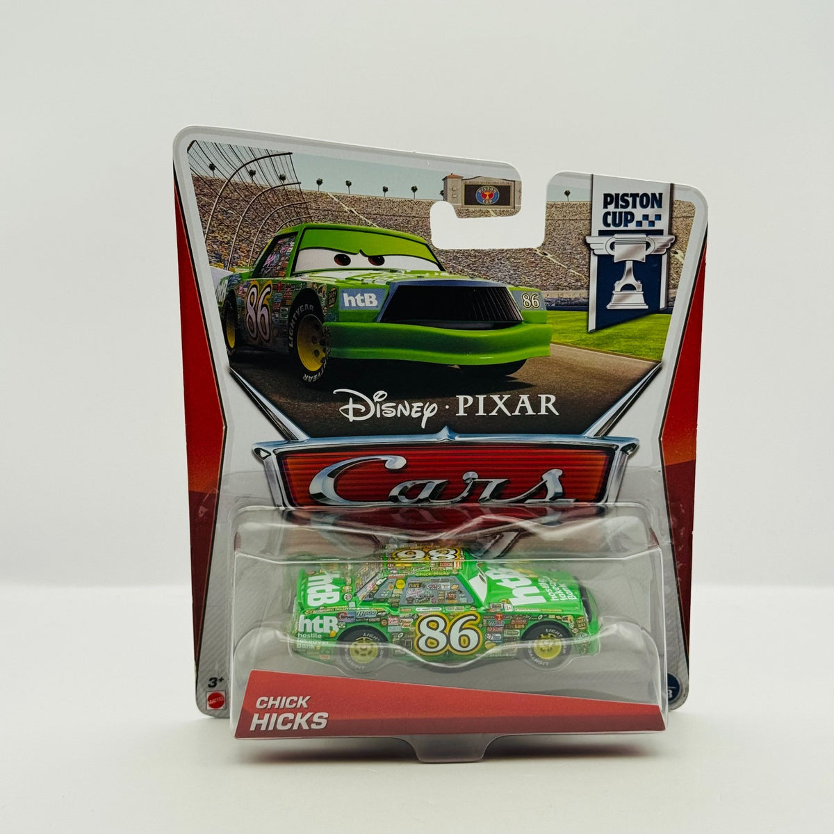 Disney Pixar Cars - CHICK HICKS HTB Piston Cup 2013 - 1:55 Diecast