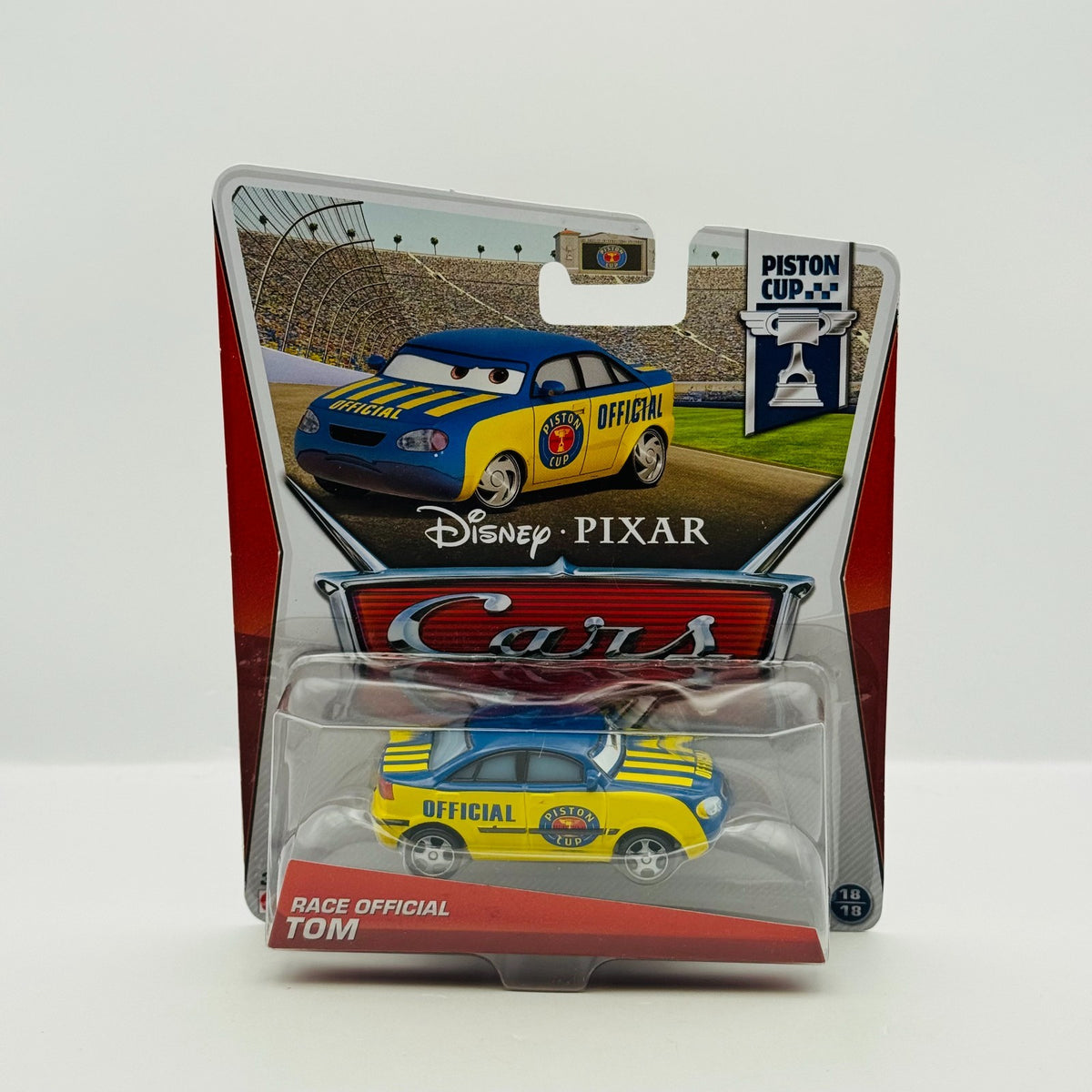 Disney Pixar Cars - RACE OFFICIAL TOM Piston Cup 2013 - 1:55 Diecast