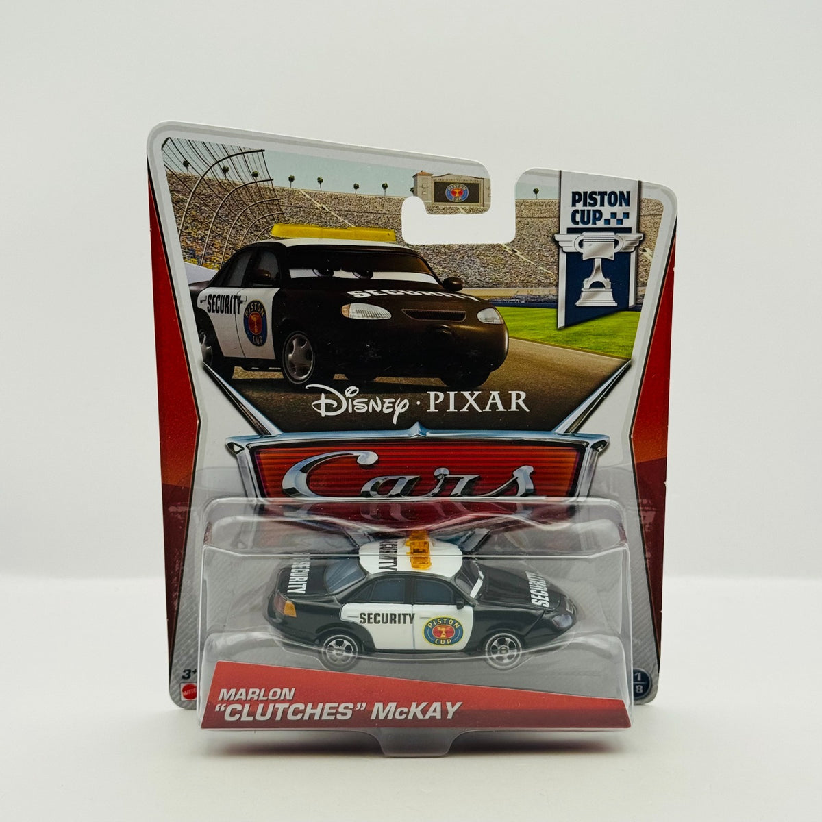Disney Pixar Cars - MARLON CLUTCHES MCKAY Piston Cup 2013 - 1:55 Diecast