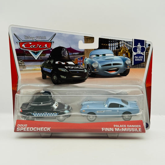 Disney Pixar Cars - DOUG SPEEDCHECK & PALACE DANGER FINN 2013 - 1:55 Diecast