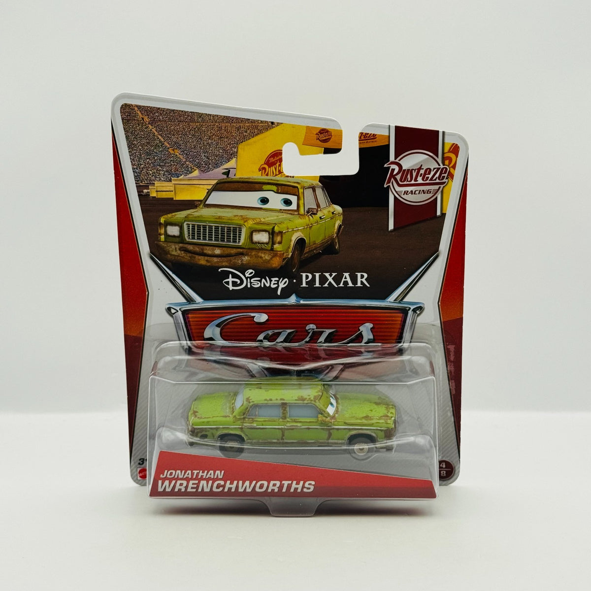 Disney Pixar Cars - JONATHAN WRENCHWORTHS Rusteze Racing 2013 - 1:55 Diecast