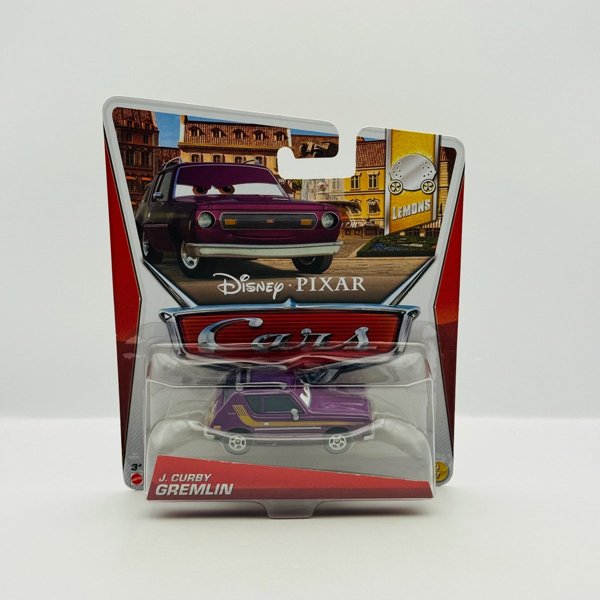 Disney Pixar Cars - J. CURBY GREMLIN Lemons 2013 - 1:55 Diecast