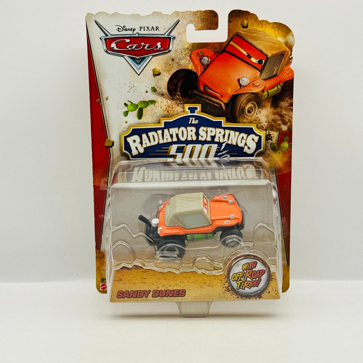 Disney Pixar Cars - SANDY DUNES Radiator Springs 500 1/2 2014 - 1:55 Diecast