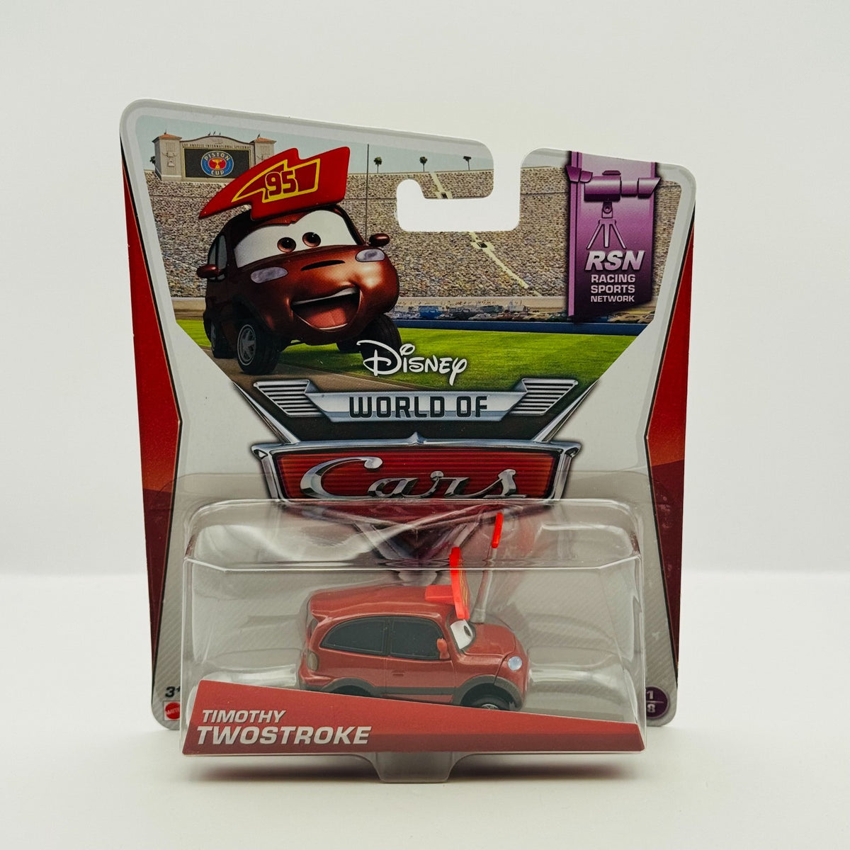 Disney Pixar Cars - TIMOTHY TWOSTROKE Race Fans 2014 - 1:55 Diecast