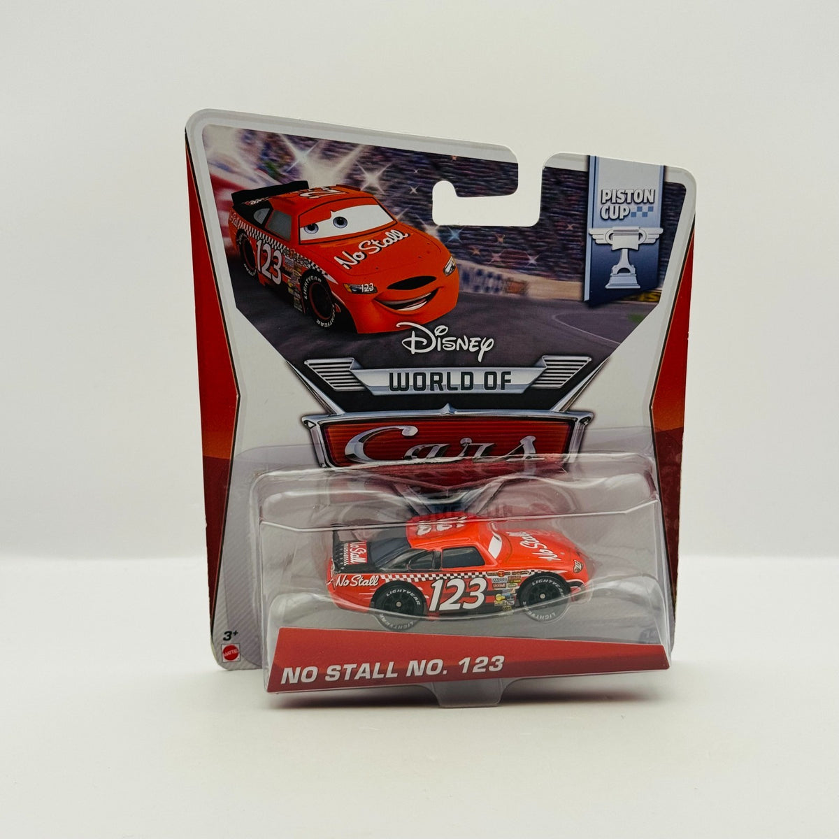 Disney Pixar Cars - NO STALL TODD MARCUS Flat Eyes Piston Cup 2014 -1:55 Diecast