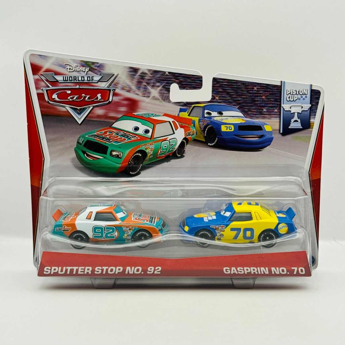 Disney Pixar Cars MURRAY SPUTTER STOP FLOYD MULVIHILL GASPRIN 2014 1:55 Diecast