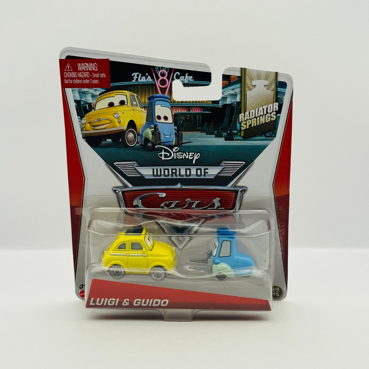 Disney Pixar Cars - LUIGI & GUIDO Radiator Springs 2014 - 1:55 Diecast