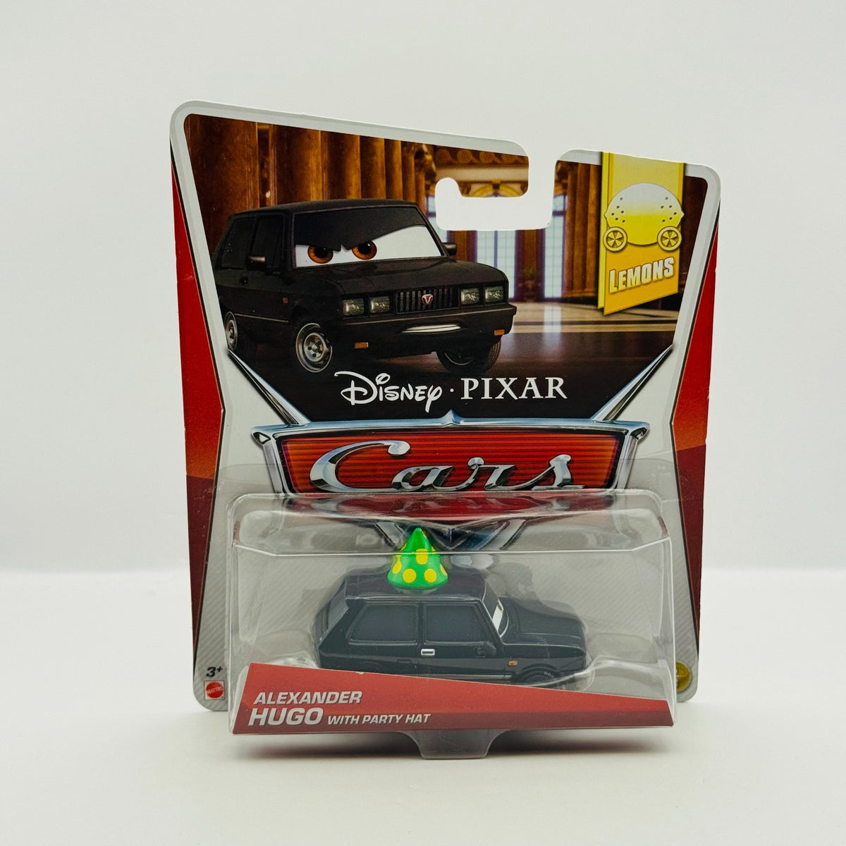 Disney Pixar Cars - ALEXANDER HUGO WITH PARTY HAT Lemons 2014 - 1:55 Diecast