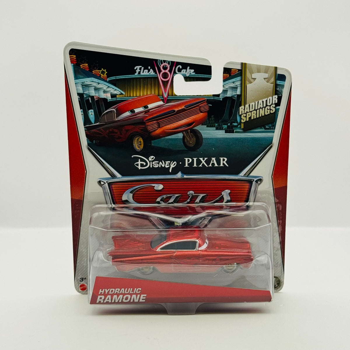Disney Pixar Cars - RED HYDRAULIC RAMONE Radiator Springs 2014 - 1:55 Diecast