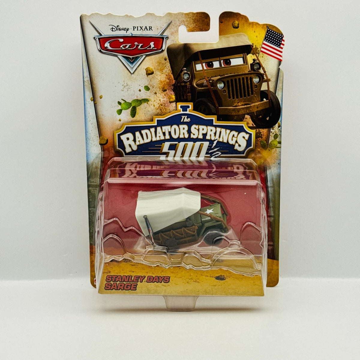 Disney Pixar Cars - RADIATOR SPRINGS 500 1/2 STANLEY DAYS SARGE - 1:55 Diecast