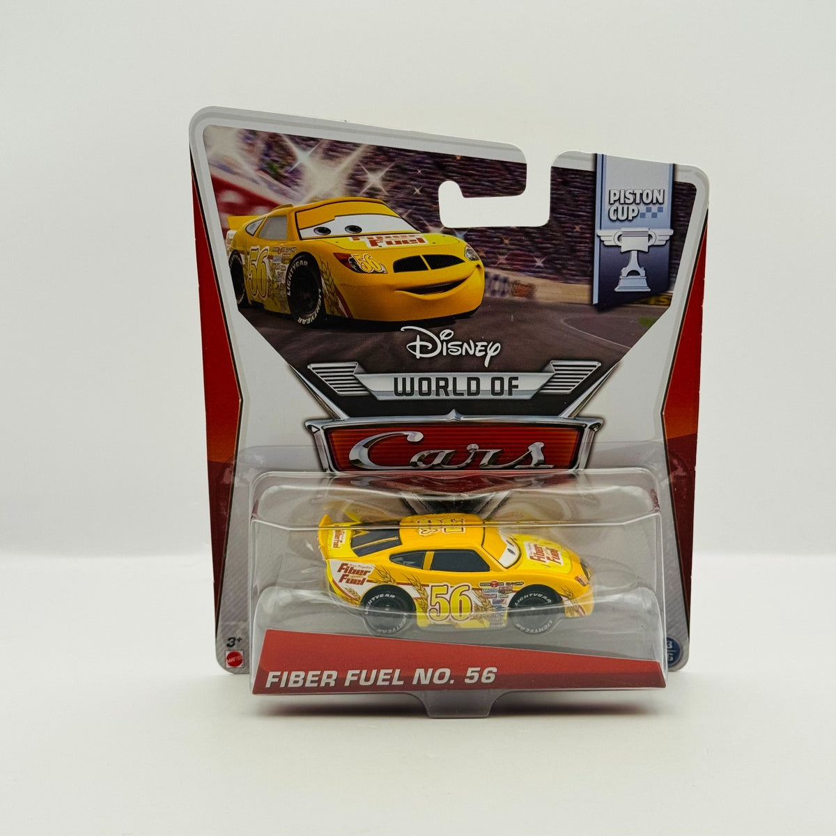 Disney Pixar Cars - FIBER FUEL BRUSH CURBER Piston Cup 2014 - 1:55 Diecast