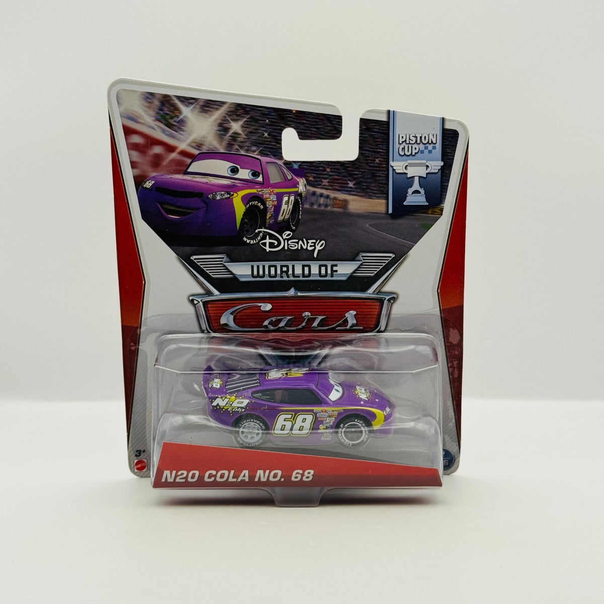 Disney Pixar Cars - N2O COLA WHITE WHEEL ERROR Piston Cup 2014 - 1:55 Diecast