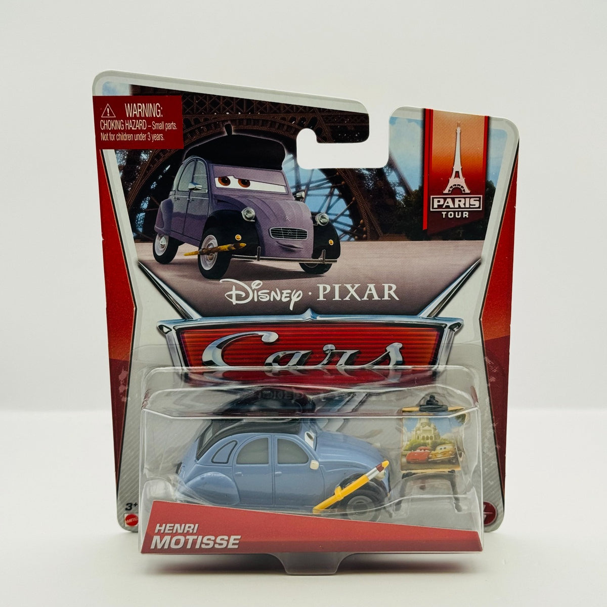 Disney Pixar Cars - HENRI MOTISSE Paris Tour 2014 - 1:55 Diecast