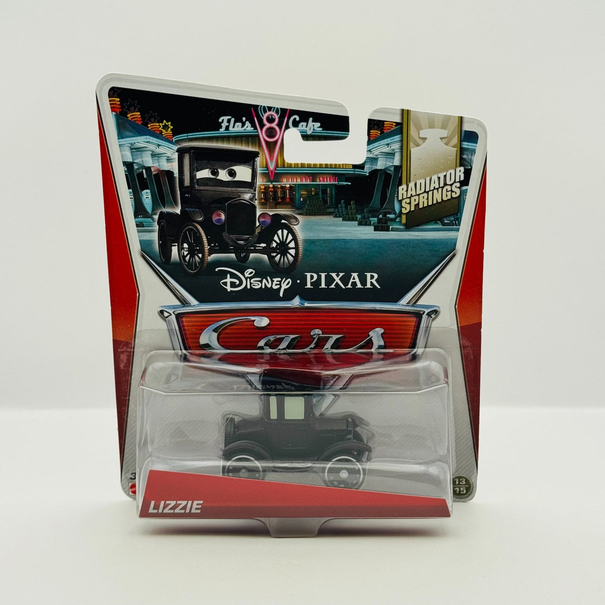Disney Pixar Cars - LIZZIE [Ford Model T] Radiator Springs 2014 - 1:55 Diecast