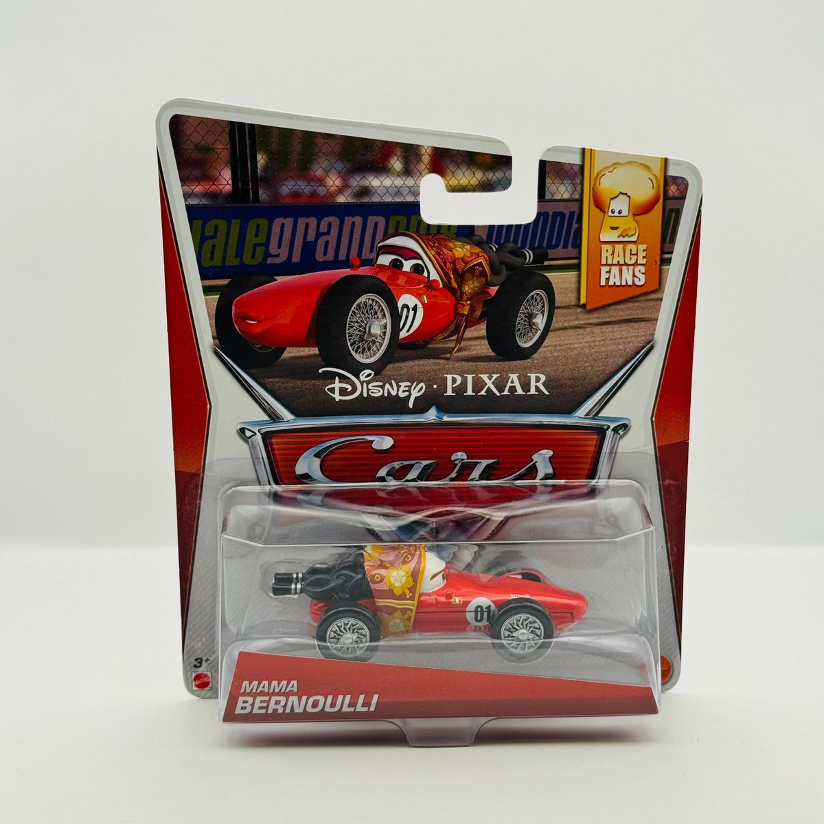 Disney Pixar Cars - MAMA BERNOULLI Race Fans 2014 - 1:55 Diecast